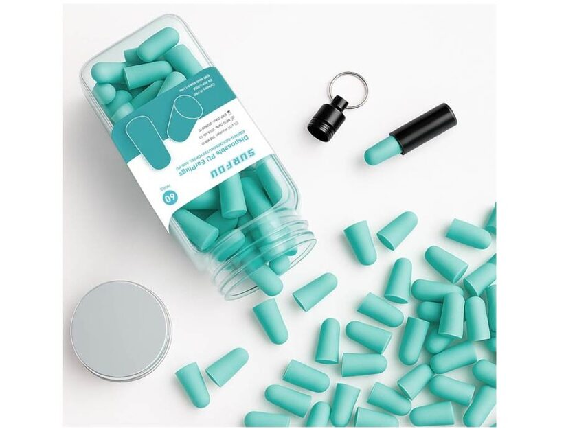 protegez vos oreilles avec 60 paires de bouchons antibruit surfou