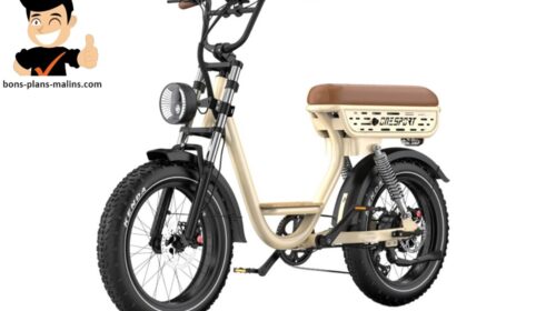 Vélo électrique Onesport W77 : le fatbike tout-terrain en promotion à 979€ 🚴♂️