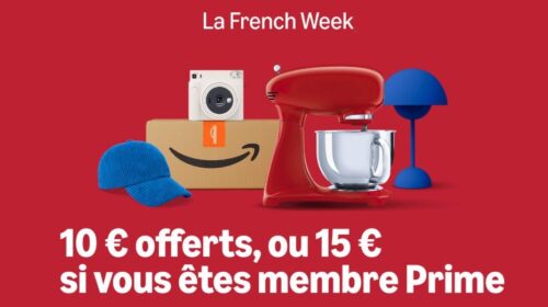 French Days Amazon 10€ de remise dès 50€ d’achats (ou 15€ si vous êtes Prime)