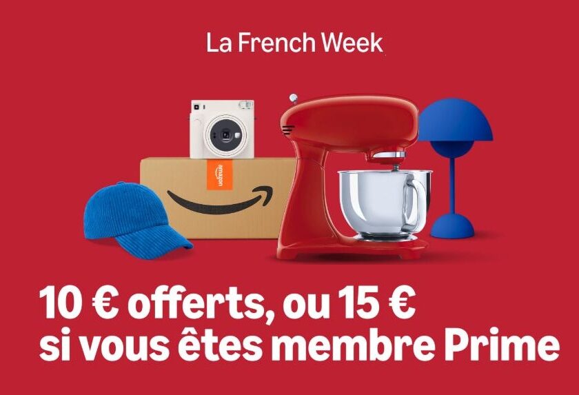 French Days Amazon 10€ de remise dès 50€ d’achats (ou 15€ si vous êtes Prime) french days amazon