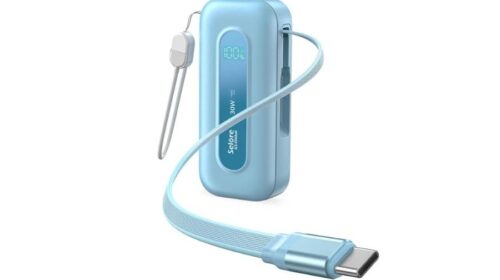 -50% : batterie 10 000 mAh charge rapide PD 30W et câbles rétractables Selore & S-Global à 14,99 € !