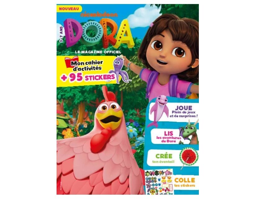 Offre spéciale abonnement au Magazine Dora pas cher : 19,53€ l’année (de 3 à 7 ans) offre spéciale abonnement au magazine dora pas cher