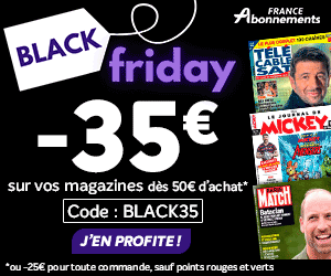 bon plan black friday abonnement magazine