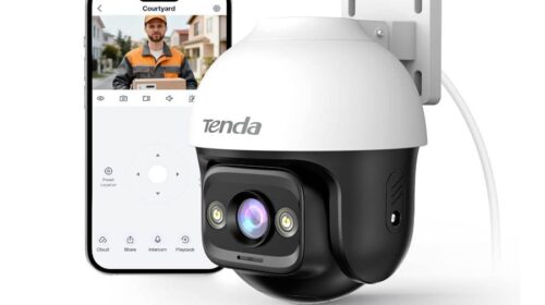 Caméra de surveillance 360° WiFi extérieure Tenda CH3 : une vigilance complète à 25,49 €
