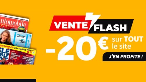 Profitez de -20€ sur tout pour prendre vos abonnements magazines à petits prix sur France Abonnement