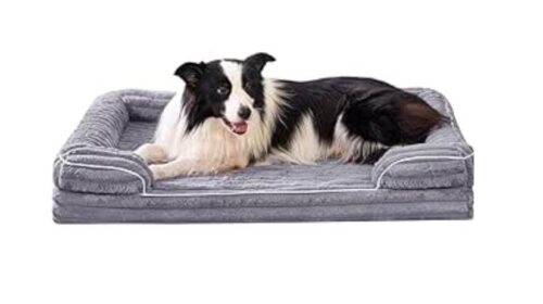 Panier orthopédique pour chien VoltaEcho : le confort haut de gamme à 29,99 € 🐕 (90 x 60 x 17 cm)