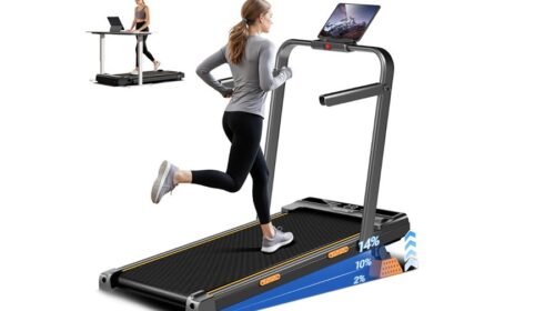 Promotion tapis de course pliable ROBORE X5F à 159€ : inclinaison 14 %, moteur silencieux et télécommande