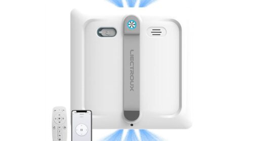 Robot lave-vitres connecté Liectroux S9 en promotion 159 € : double rouleau, 6 jets et nettoyage intelligent pour des vitres impeccables