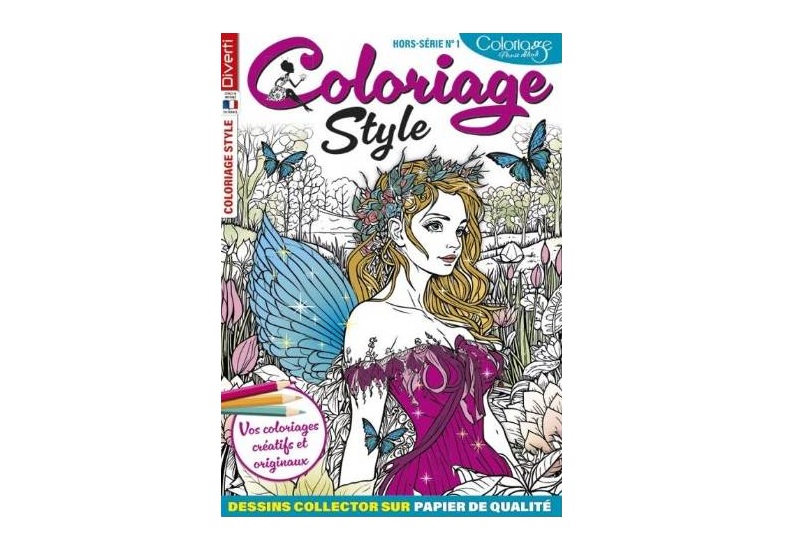 Abonnement magazine Coloriage STYLE pas cher : 10€ ⚡️ l’année Abonnement magazine Coloriage STYLE pas cher