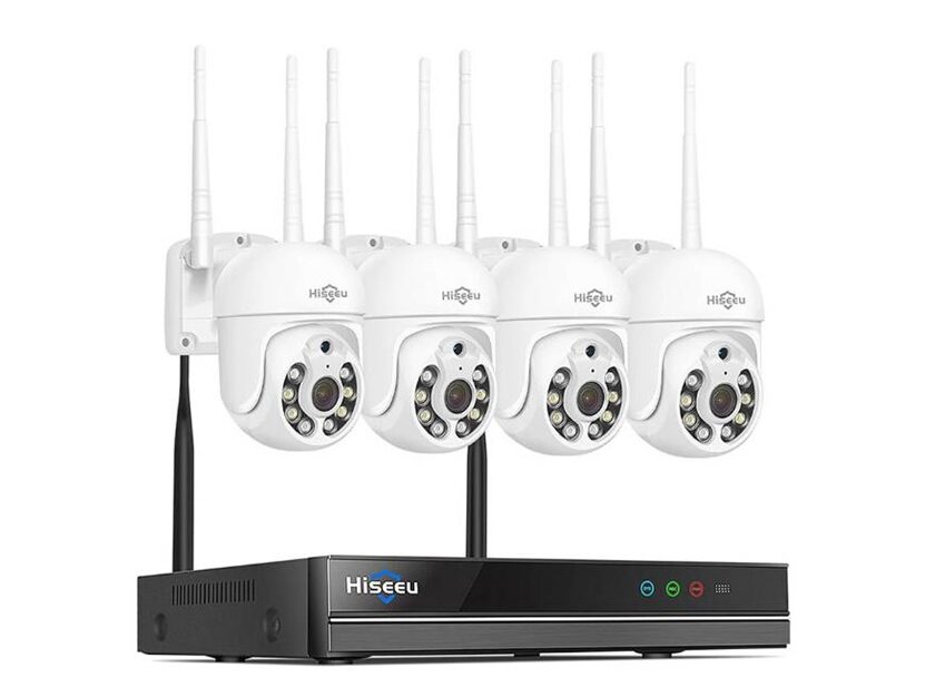 Kit Hiseeu 4 caméras WiFi 3MP à 125,25€ : sécurité complète sans fil kit hiseeu 4 caméras wifi 3mp