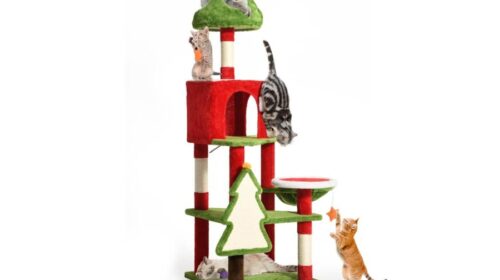 Tour arbre à chat YITAHOME 137cm en promo 39,99€ : confort multi-niveaux