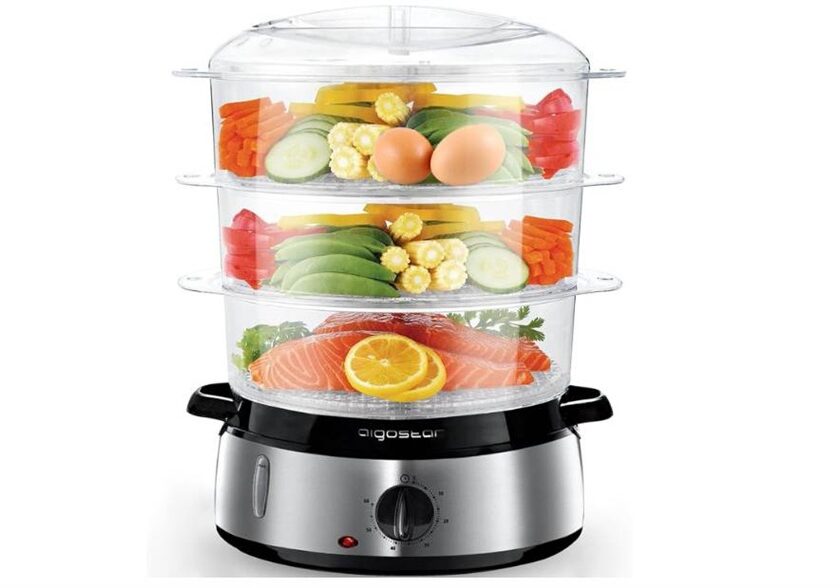 Aigostar 9L : Le cuiseur vapeur électrique à 24,99 € 🥦 aigostar 9l le cuiseur vapeur électrique