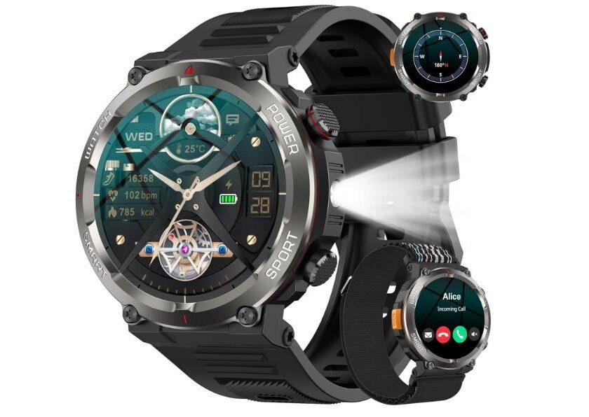 Baolubao montre connectée robuste à -64% : 35,99€ seulement baolubao montre connectée robuste