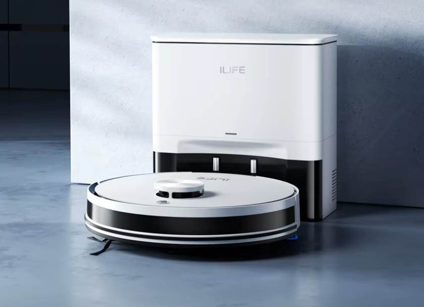 ILIFE A30 PRO à 116,51€ : aspirateur robot 3-en-1 avec auto-vidange ilife a30 pro robot aspirateur auto vidage lidar 5000pa