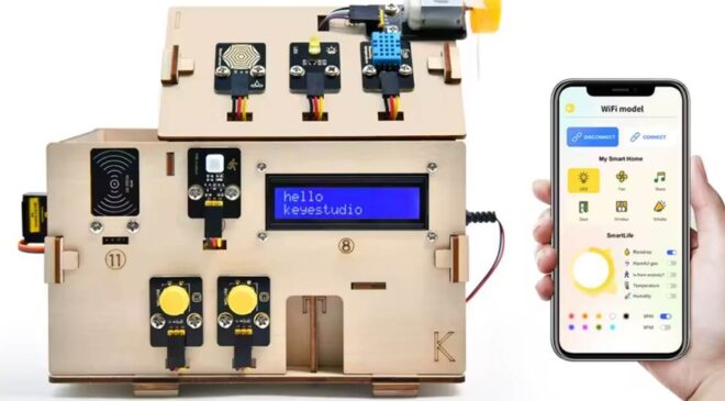 Kit éducatif maison connectée Keyestudio ESP32 : une solution complète à 34,21€