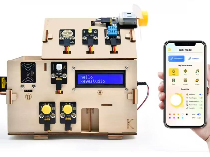 kit éducatif maison connectée keyestudio esp32