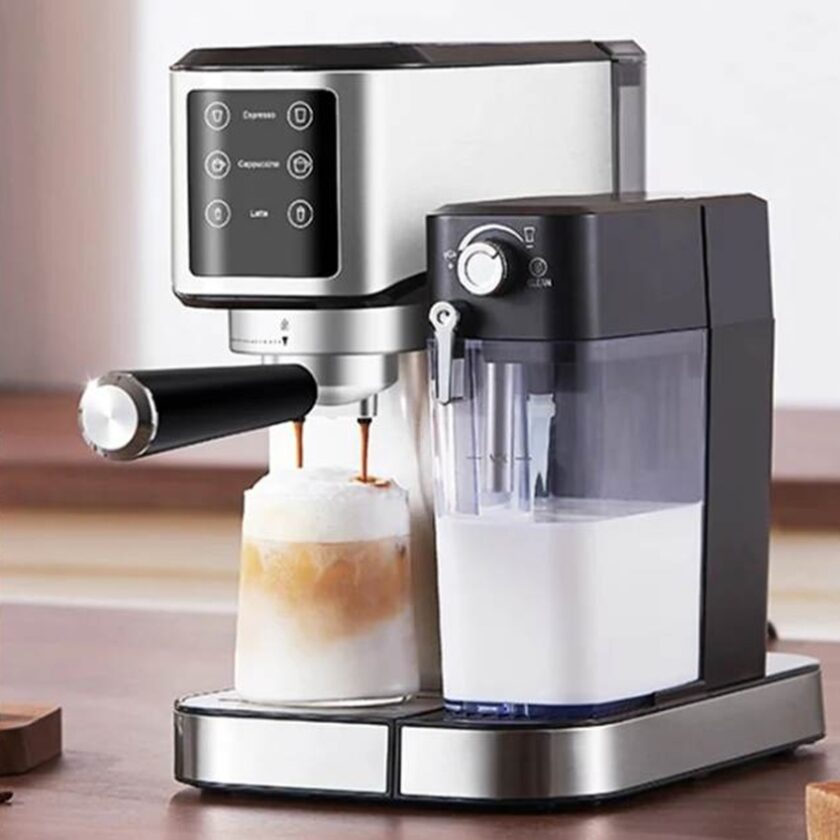 machine à café semi automatique avec mousseur à lait automatique novulife cm5120