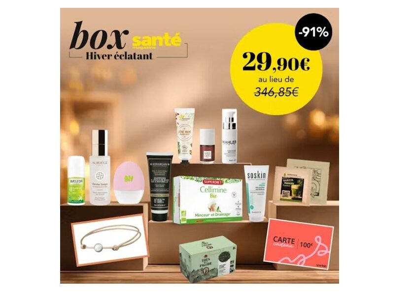 Offre Speciale : Box Hiver Santé Magazine à 29,90 € (Valeur 346 €) 📦 offre speciale box hiver santé magazine