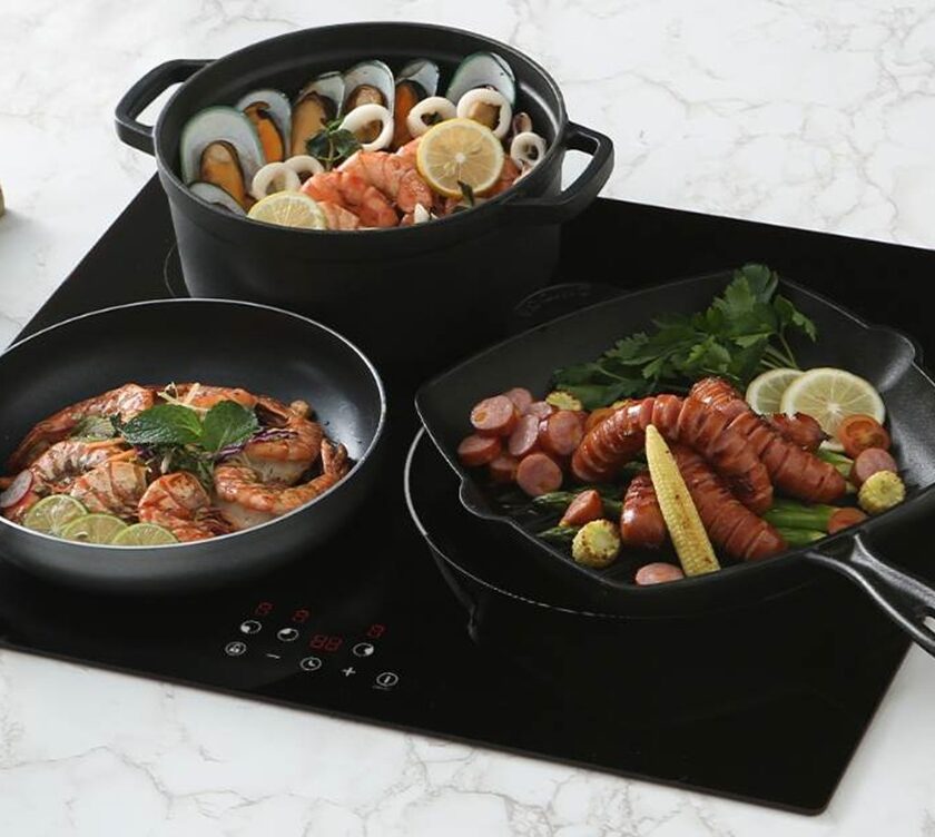 Plaque à induction 3 zones Ciarra CRGBIH3 à 99 € : cuisson rapide en promo plaque à induction 3 zones ciarra crgbih3