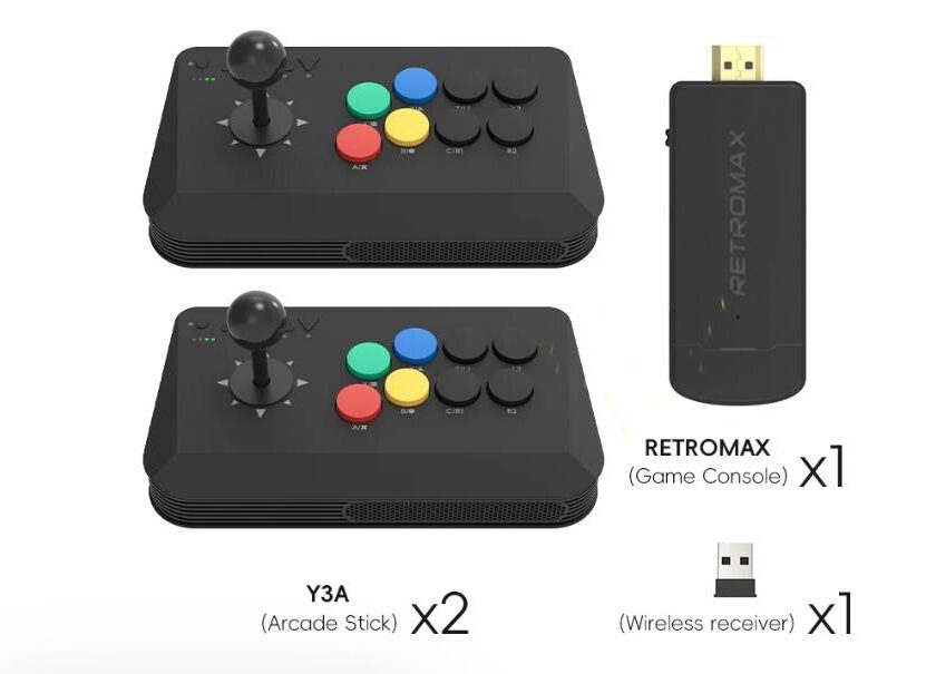 🎮 Promo stick console DATA FROG RETROMAX + 2 joystick Y3A MAX à 67,39 € : le rétrogaming accessible à tous ! promo stick console data frog retromax + 2 joystick y3a max