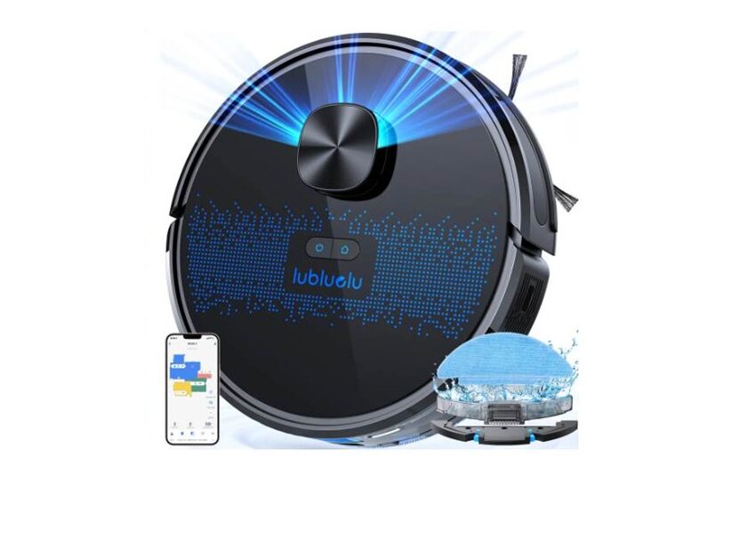 Lubluelu SL60D à 109,99 € : aspirateur robot laveur LiDAR et 4000 Pa robot aspirateur laveur lubluelu sl60