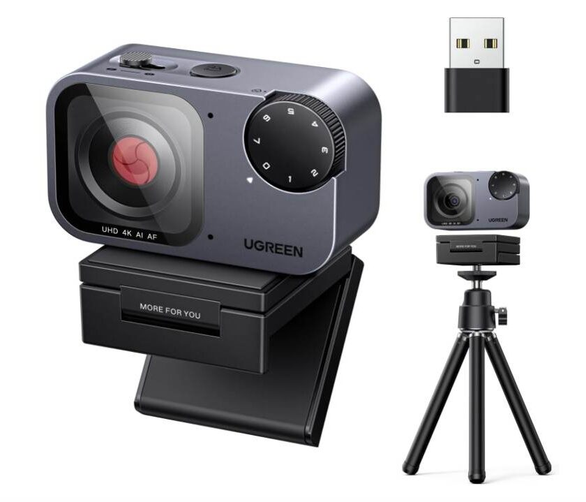Webcam UGreen FineCam Pro 4K à 79,99 € : 4K 30 FPS et autofocus pour réunions pro webcam ugreen finecam pro 4k