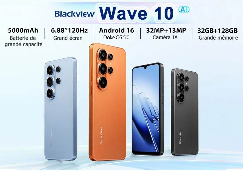 Un smartphone complet à petit prix : Blackview WAVE 10 en promotion à 112,99€ Blackview WAVE 10 en promotion