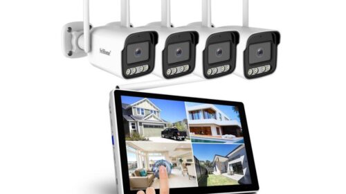 Ensemble vidéosurveillance SriHome NVS010 à 126,90 € : sécurité complète 🛡️