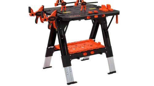 Établi pliant 2-en-1 PONY à 99,99 € (-50%) : gain de place et polyvalence 🔧