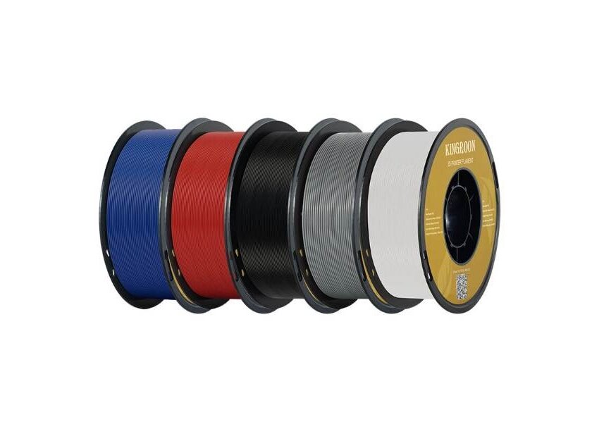 Filament PETG KINGROON 5 rouleaux 1kg à 34,76 € : un pack économique pour imprimer plus 🧵 filament petg kingroon 5 rouleaux 1kg