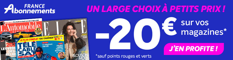 france abonnement magazine