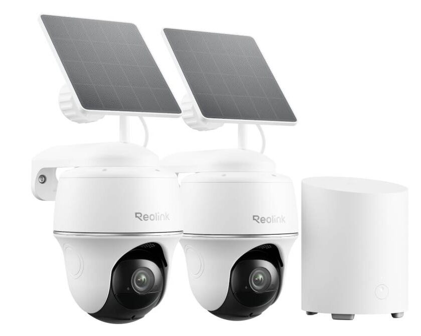 Pack Reolink Argus PT Lite à 179,99 € : 2 caméras extérieures solaires avec hub pack reolink argus pt lite 2 caméras extérieures solaires avec hub