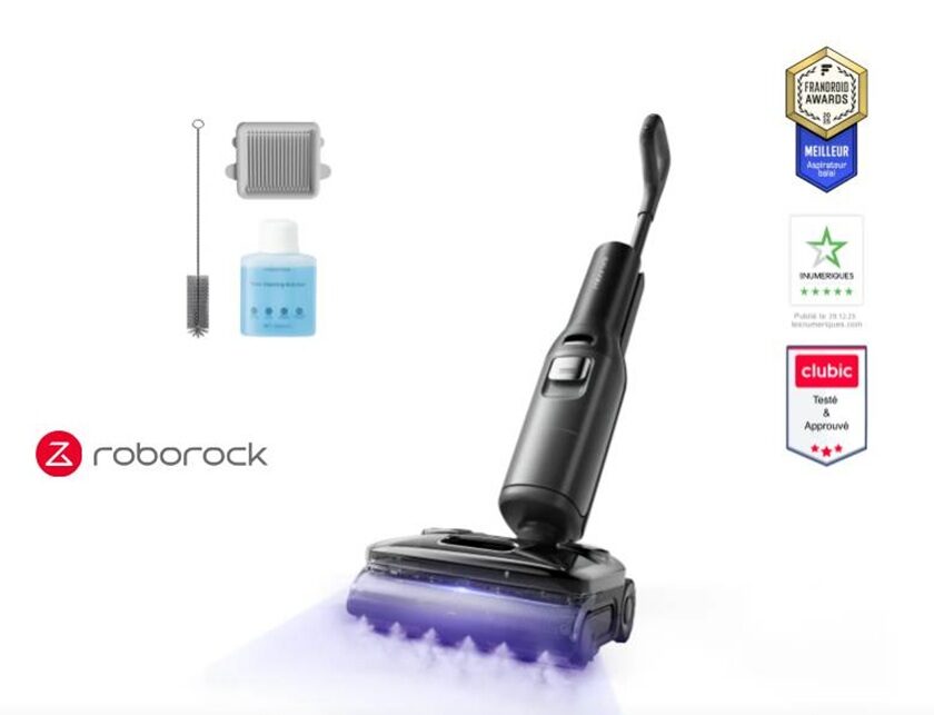 Roborock F25 Ultra : nettoyeur de sol vapeur sans fil en promo à 624 € roborock f25 ultra nettoyeur de sol vapeur sans fil en promo
