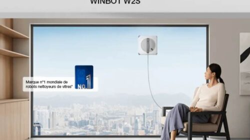 Robot nettoyeur de vitre ECOVACS WINBOT W2S en promo au prix de 398,99€