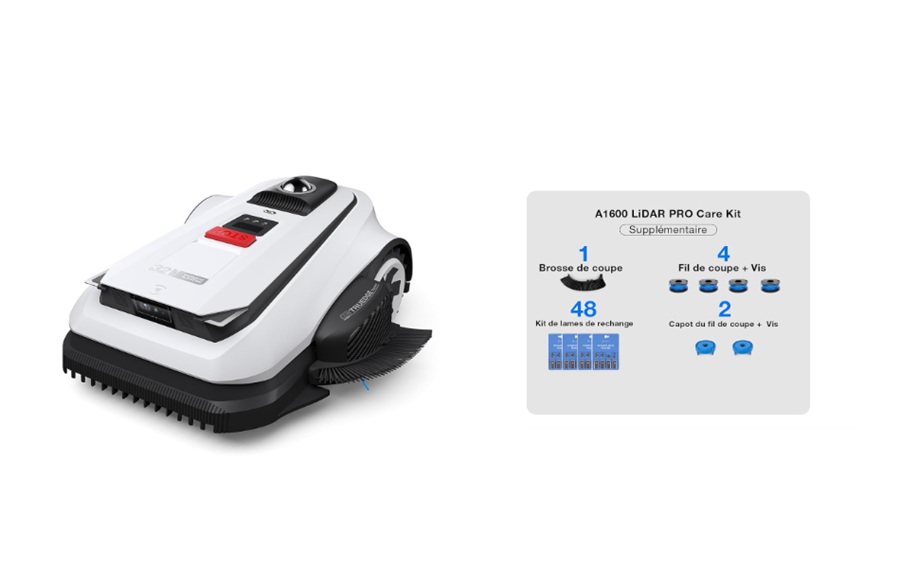 Robot tondeuse Goat A1600 LiDAR Pro Care Kit robot tondeuse goat a1600 lidar pro care kit