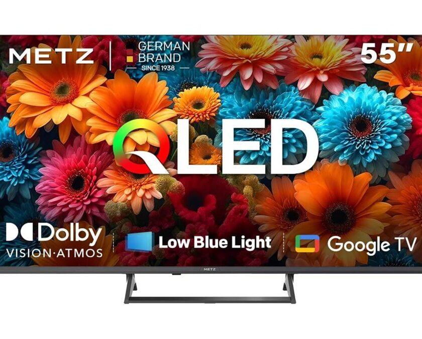 Smart TV QLED 55 pouces METZ 55MQF7500Z à 278 € : une 4K immersive à prix réduit 📺 smart tv qled 55 pouces metz 55mqf7500z