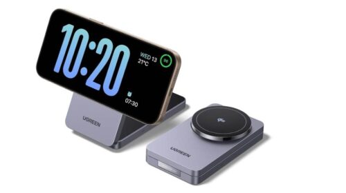 UGREEN MagFlow Qi2 15W à 29,97€ : charge 2-en-1 pratique ⚡