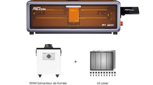 Graveur laser Creality Falcon A1 Pro 20W + extracteur de fumée 150W + lit laser à 929 €