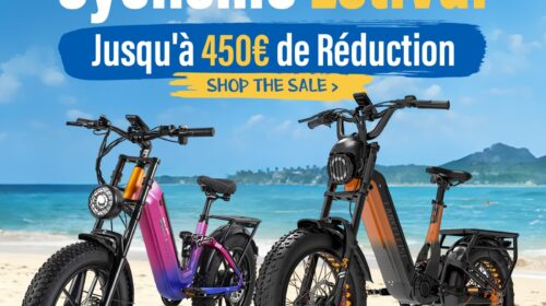 Remises sur des vélos électriques pendant la grande promotion d’été de Buybestgear