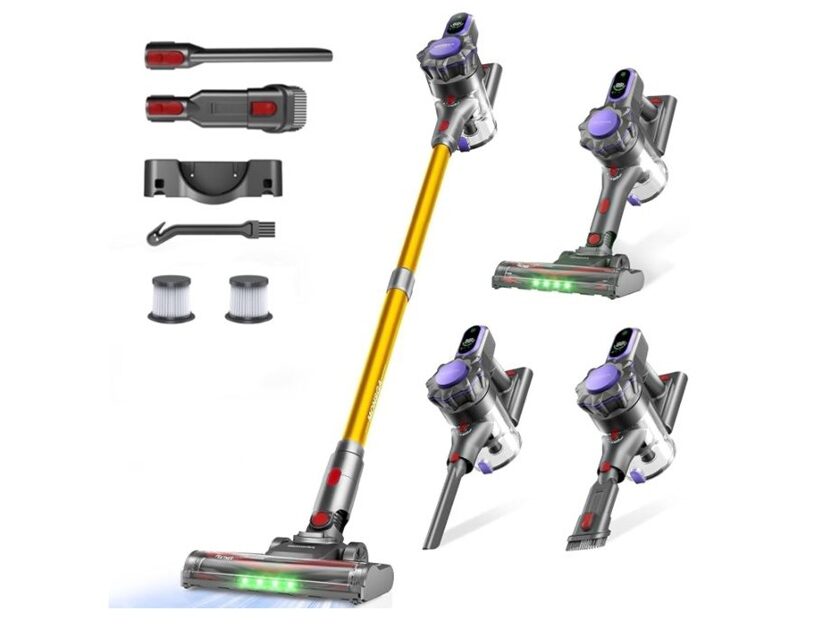 Aspirateur balai Monsga MV3 69,99€ : nettoyage rapide et efficace sans fil aspirateur balai sans fil monsga mv3