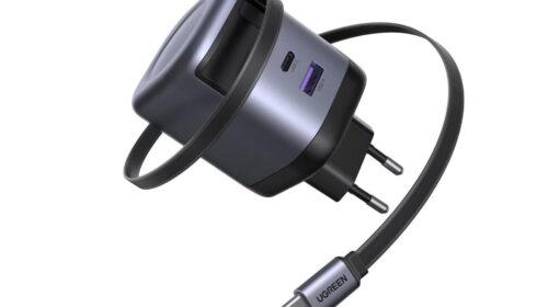 Chargeur USB-C 65W UGREEN Nexode à 29,70€ : câble rétractable et 3 appareils
