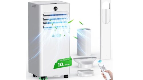 Climatiseur mobile Aridis 9000 BTU silencieux à 275,49 € : fraîcheur rapide jusqu’à 35 m² ❄️