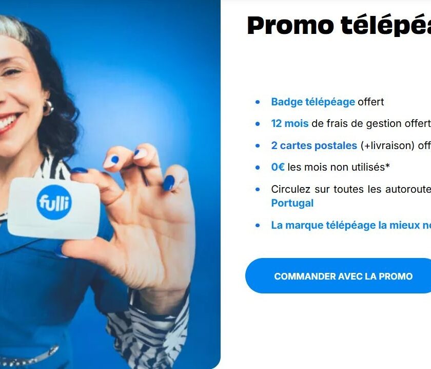Promotion badge Télépéage Fulli Nomade : frais de mise en service gratuit & 12 mois offerts promotion badge télépéage fulli nomade 12 mois offerts