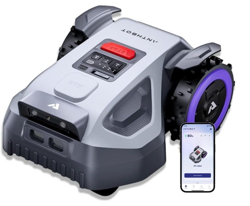 Robot tondeuse sans fil ANTHBOT M9 à 599 € : tonte autonome jusqu’à 1000 m² 🌿 promotion robot tondeuse sans fil anthbot m9