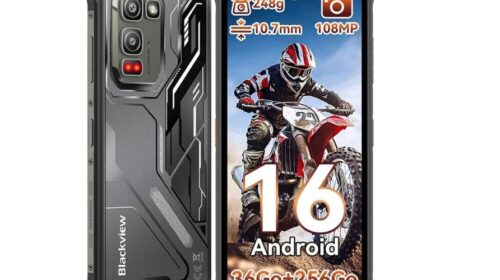 Smartphone robuste Blackview FORT 5 en promo 249,99€ : grande autonomie et photo 108 MP