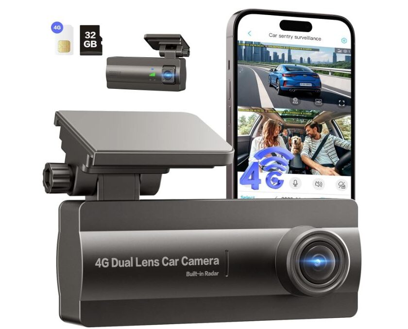Dashcam voiture NUASI XC220 en promo 57,26€ : double caméra, GPS et alerte en direct dashcam voiture nuasi xc220 en promo