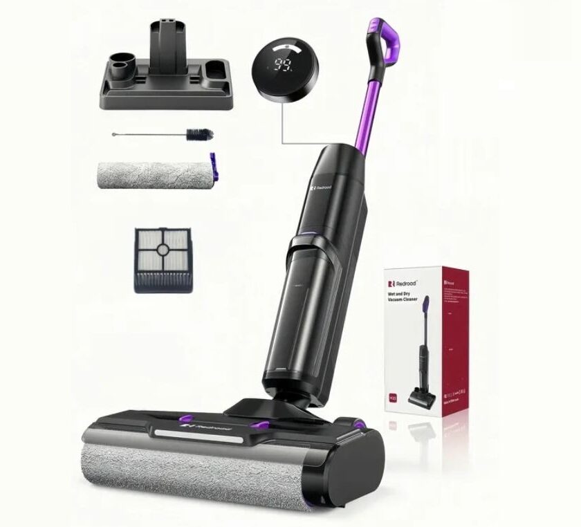 Nettoyeur de sol 3-en-1 Redroad H15 à 159 € : aspiration et lavage sans effort nettoyeur de sol redroad h15 à prix réduit