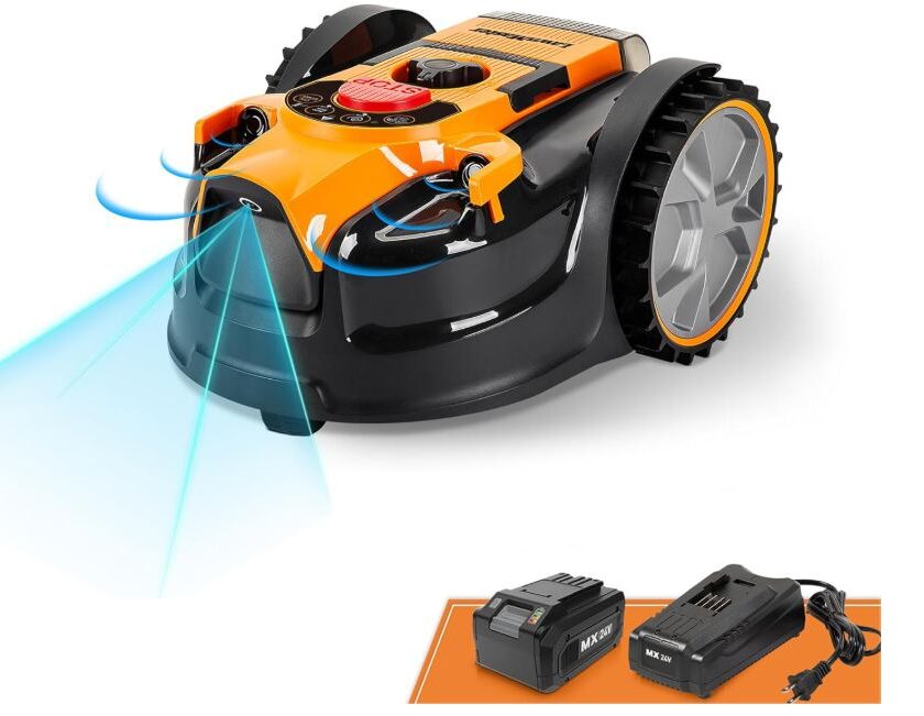 Robot tondeuse LawnMaster OcuMow 16 VBRM16 : 269,99€ seulement une promotion idéale pour les petits jardins 🌿 promo robot tondeuse lawnmaster ocumow 16
