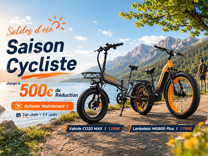 Remises sur des vélos électriques pendant la grande promotion d’été de Buybestgear remises sur des vélos électriques pendant la grande promotion d’été de buybestgear