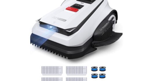 Robot tondeuse Goat A1600 LiDAR Pro à 999€ (Care Kit) : 400 m²/h, pente 50% et charge 50 min